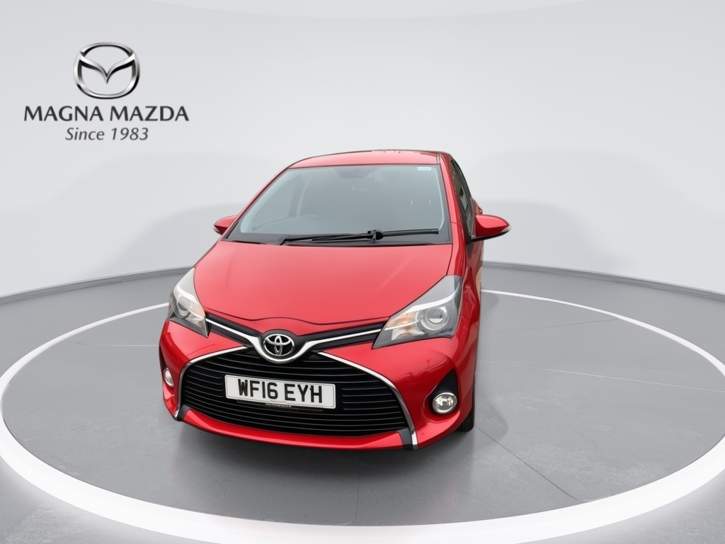 Toyota Yaris 1.33 Dual Vvt-i Icon Hatchback E WF16EYH Red #4