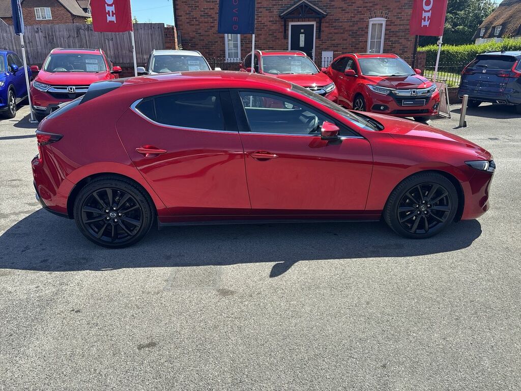 Mazda 3 2.0 Skyactiv-x Mhev Sport Lux Hatchback Red #2