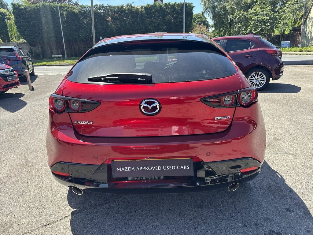 Mazda 3 2.0 Skyactiv-x Mhev Sport Lux Hatchback Red #4