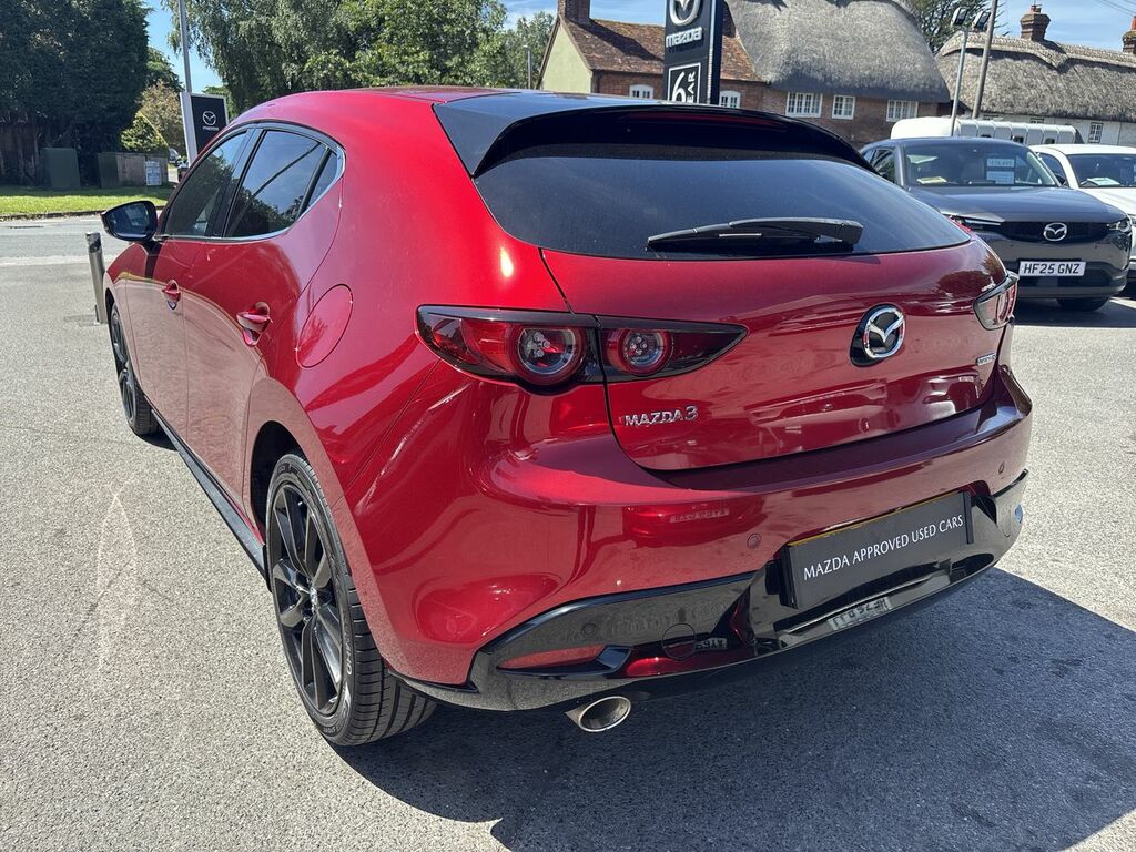 Mazda 3 2.0 Skyactiv-x Mhev Sport Lux Hatchback Red #5