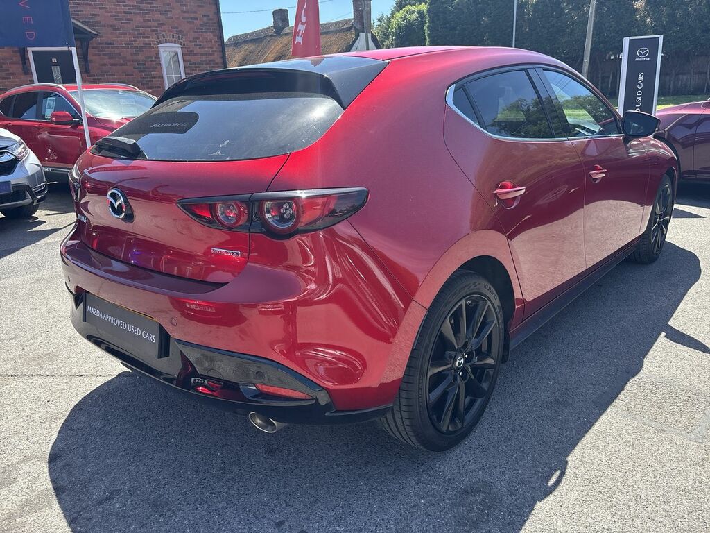 Mazda 3 2.0 Skyactiv-x Mhev Sport Lux Hatchback Red #3