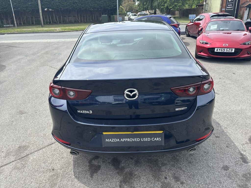 Mazda 3 2.0 E-skyactiv-x Mhev Exclusive-line Saloon Pe Blue #4