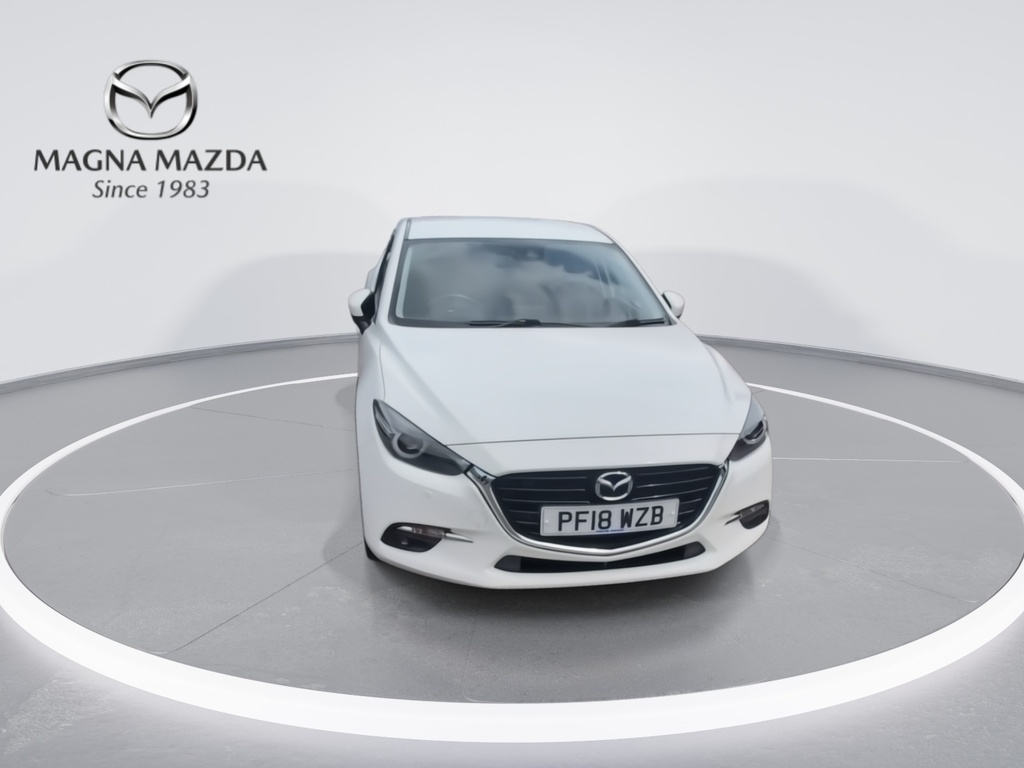 Mazda 3 2.0 Skyactiv-g Sport Nav Hatchback Manu White #3