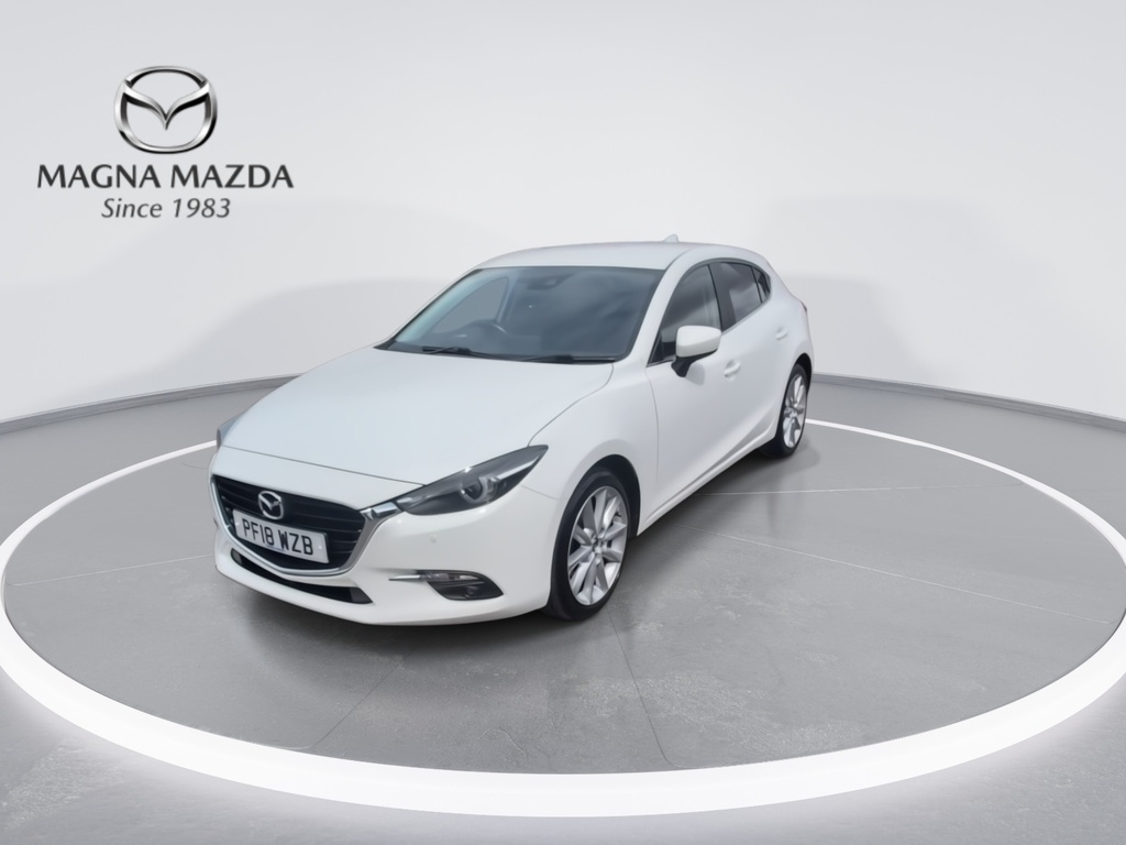 Mazda 3 2.0 Skyactiv-g Sport Nav Hatchback Manu White #4