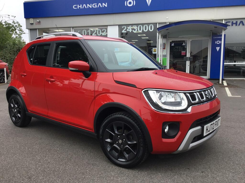 Suzuki Ignis 1.2 Dualjet Mhev Sz5 Hatchback Hybrid C Red