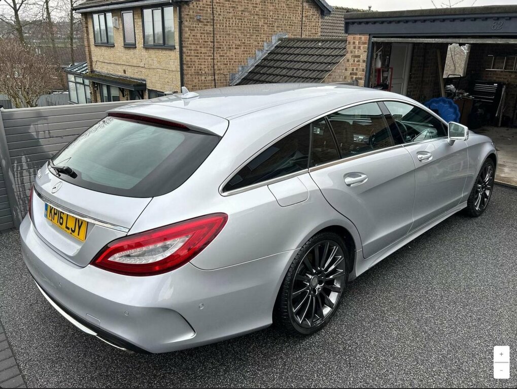 Mercedes-Benz CLS 3.0 Cls350d V6 Amg Line Shooting Brake G-tronic E Silver #2