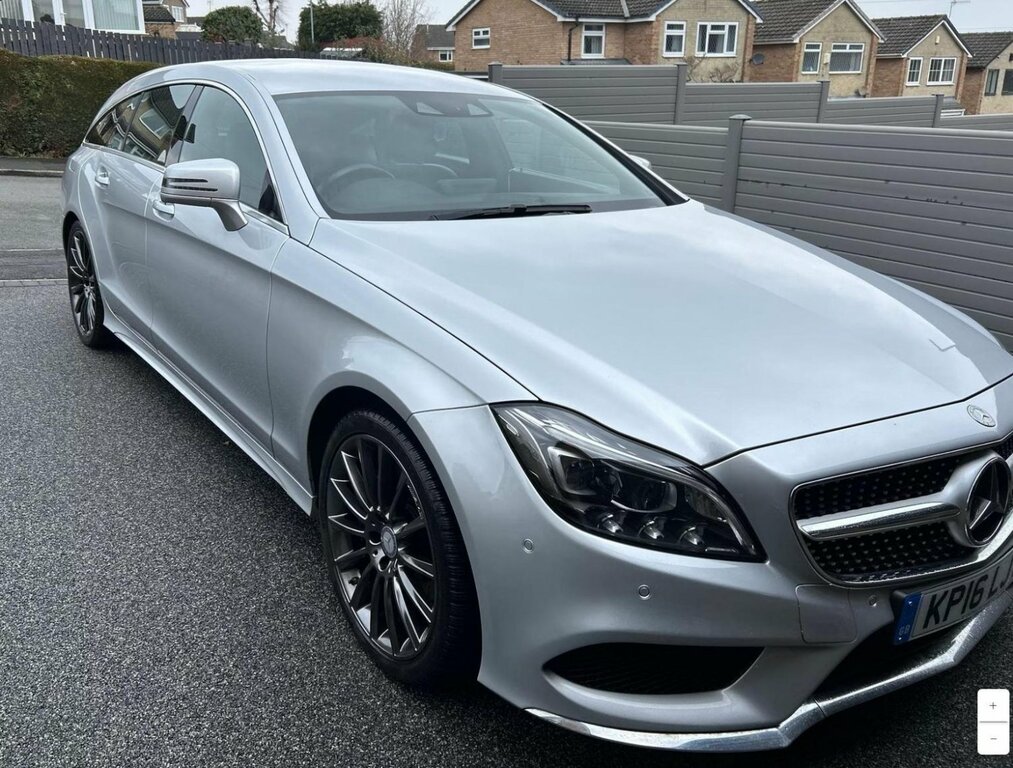 Mercedes-Benz CLS 3.0 Cls350d V6 Amg Line Shooting Brake G-tronic E Silver