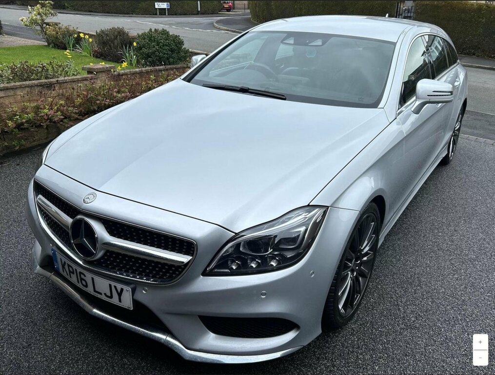 Mercedes-Benz CLS 3.0 Cls350d V6 Amg Line Shooting Brake G-tronic E Silver #3