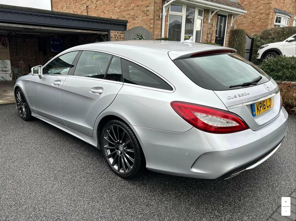 Mercedes-Benz CLS 3.0 Cls350d V6 Amg Line Shooting Brake G-tronic E Silver #4