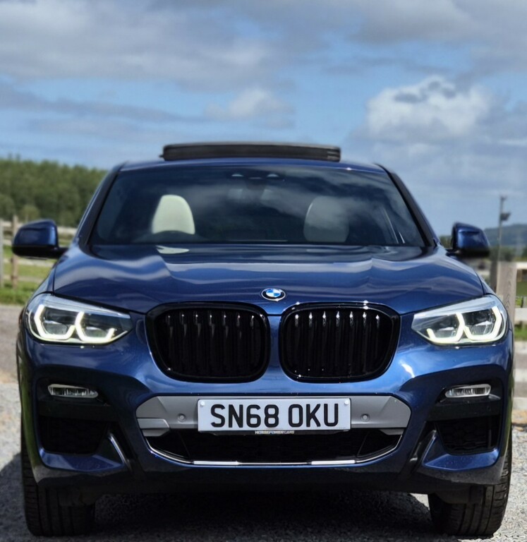 BMW X4 Suv 3.0 X4 Xdrive30d M Sport X 2018 SN68OKU Blue #4