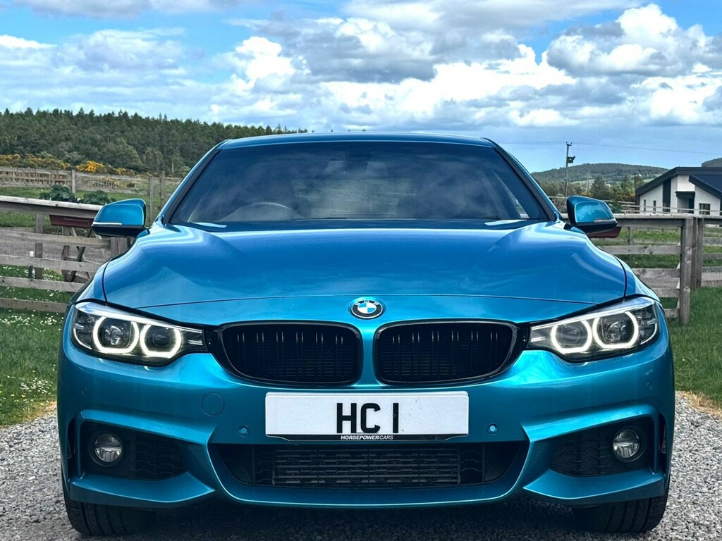 BMW 4 Series Gran Coupe Coupe 3.0 435D Xdrive M Sport Coupe 2019 G9WGB Blue #4