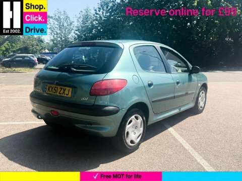 Peugeot 206 1.6 Glx Hatchback Green #3
