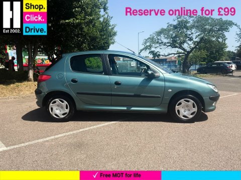 Peugeot 206 1.6 Glx Hatchback Green #2