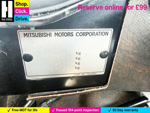 Mitsubishi Shogun 3.2 Di-dc 197 Elegance 7 Seat 10 Ser Black #25
