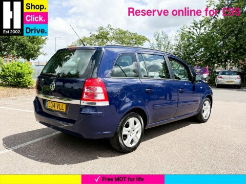 Vauxhall Zafira 1.8 16V Exclusiv LD14VLL Blue #5