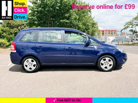 Vauxhall Zafira 1.8 16V Exclusiv LD14VLL Blue #4