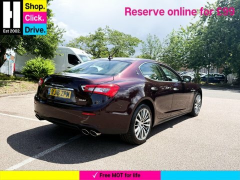 Maserati Ghibli 3.0D V6 Saloon Red #3