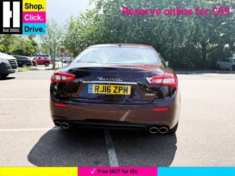 Maserati Ghibli 3.0D V6 Saloon Red #4