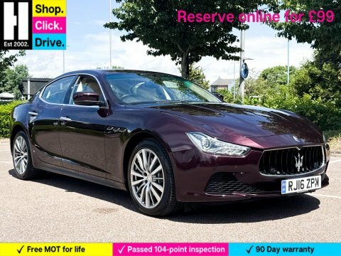 Maserati Ghibli 3.0D V6 Saloon Red