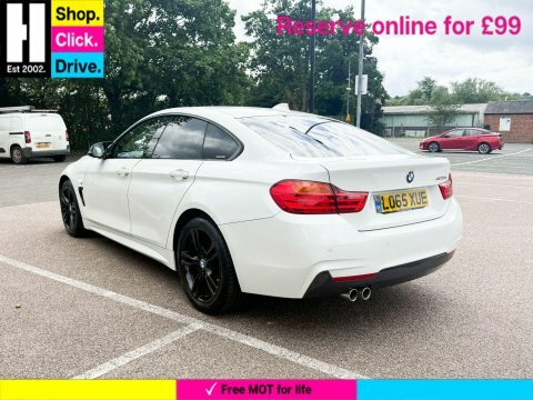 BMW 4 Series 2.0 420D M LO65XUE White #4