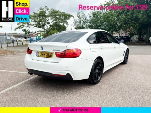 BMW 4 Series 2.0 420D M LO65XUE White #2