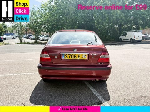 Honda Civic 1.6I Ls Limited S706EJK Red #5
