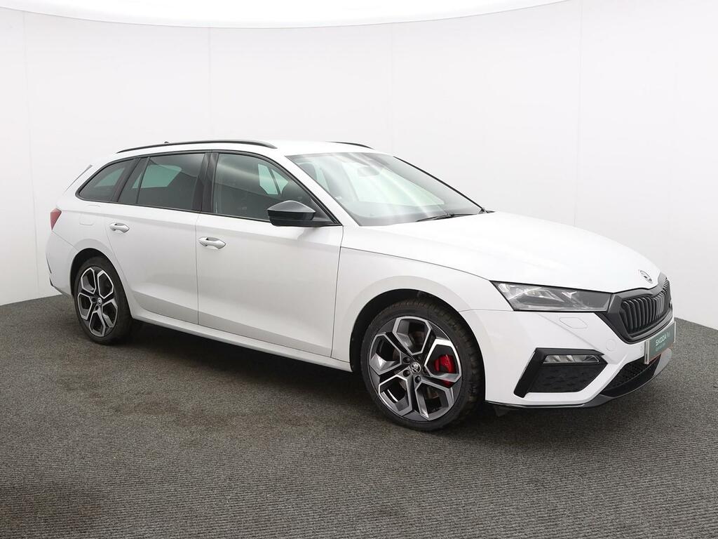 Skoda Octavia 1.4 Tsi Iv 13Kwh Vrs Estate Plug-in Hyb White