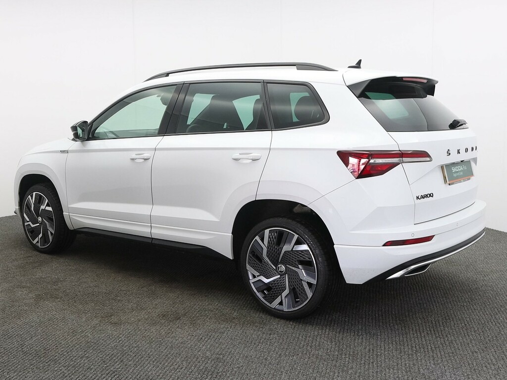 Skoda Karoq 1.5 Tsi Act Sportline Suv Dsg Euro 6 S White #5