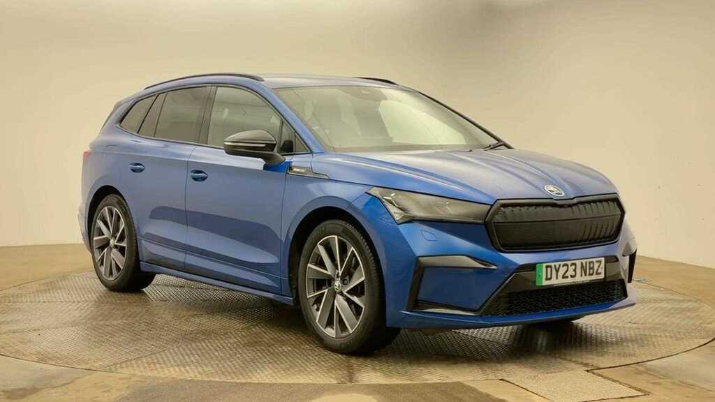 Skoda ENYAQ Iv 82Kwh 80 Sportline Suv Dc125 Blue