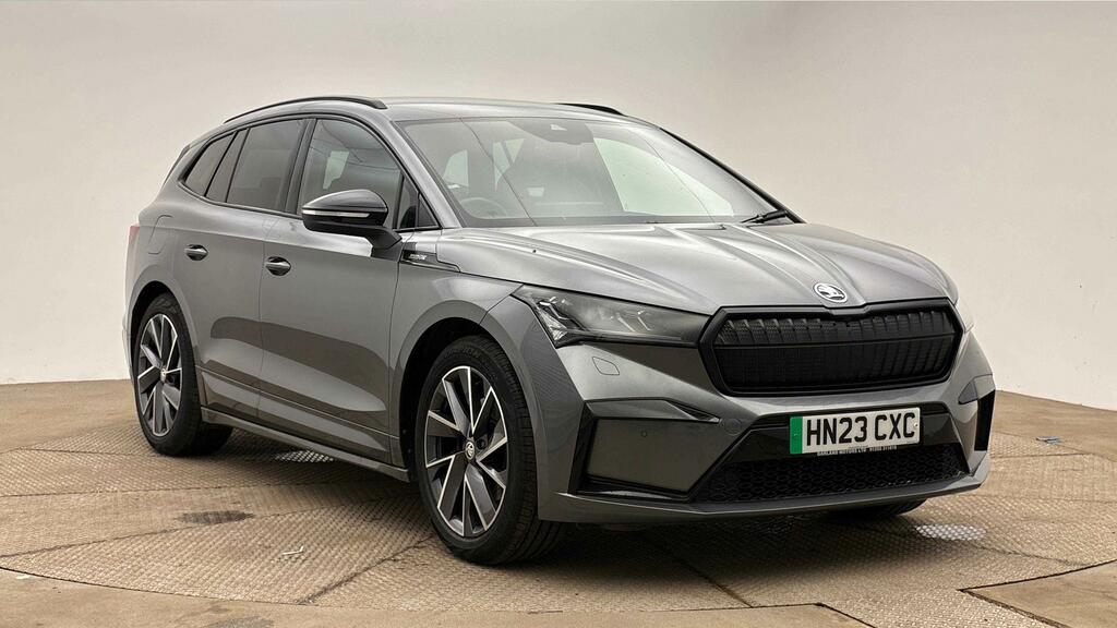 Skoda ENYAQ Iv 82Kwh 80 Sportline Plus Suv Grey