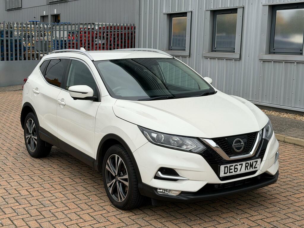 Nissan Qashqai 1.2 Dig-t N-connecta Xtron Euro 6 Ss DE67RMZ White #5