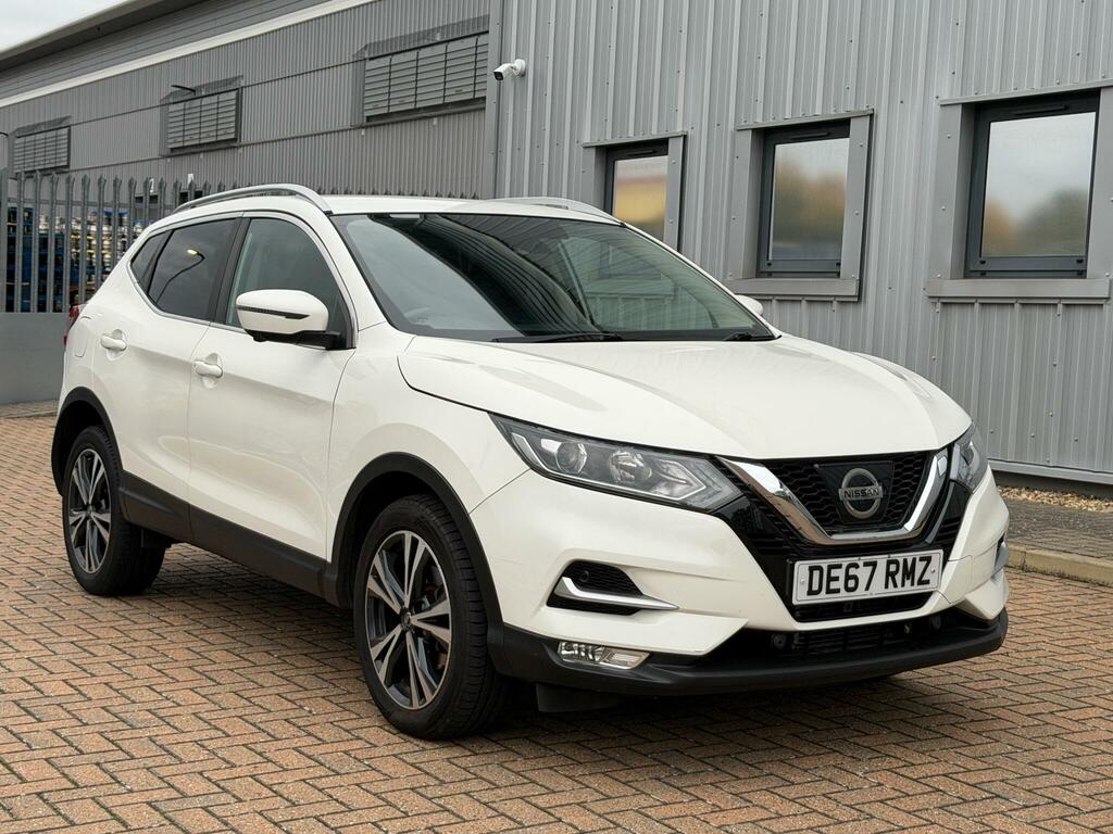 Nissan Qashqai 1.2 Dig-t N-connecta Xtron Euro 6 Ss DE67RMZ White #6