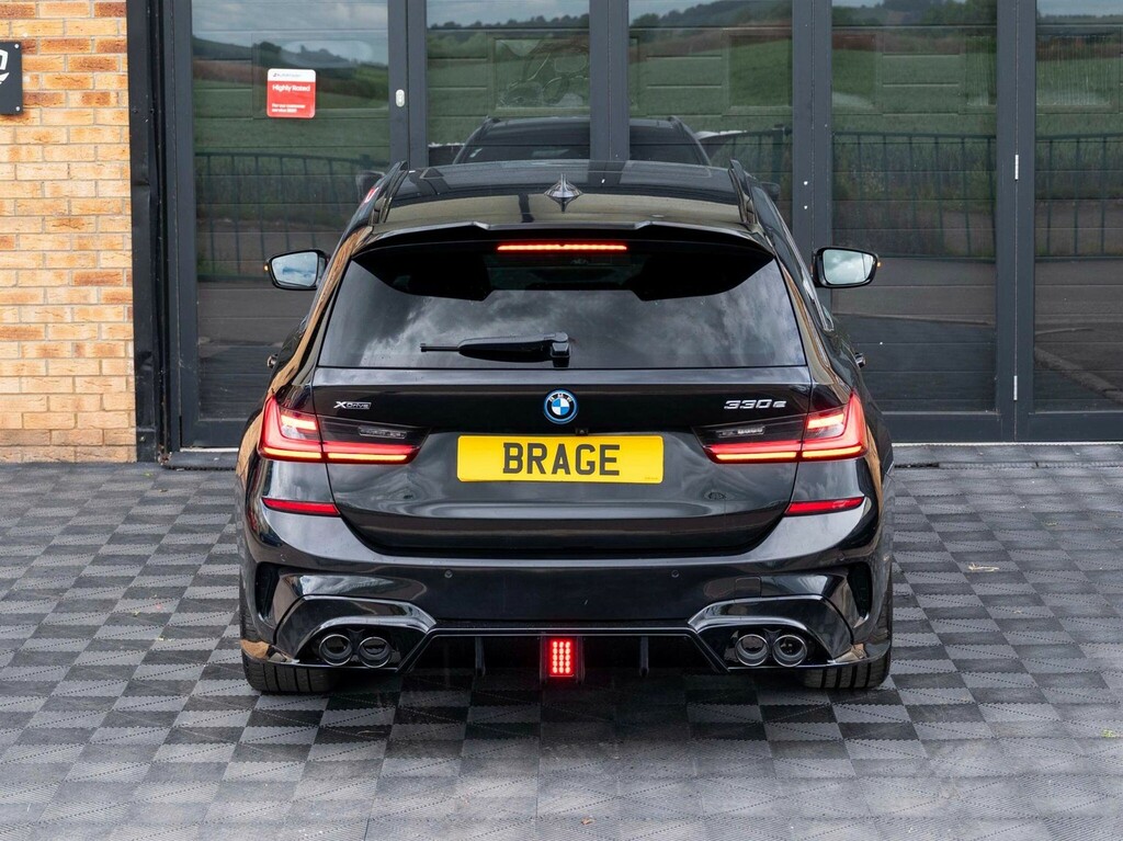 BMW 3 Series 2.0 12Kwh M Sport Touring Xdrive Euro 6 Ss Black #3