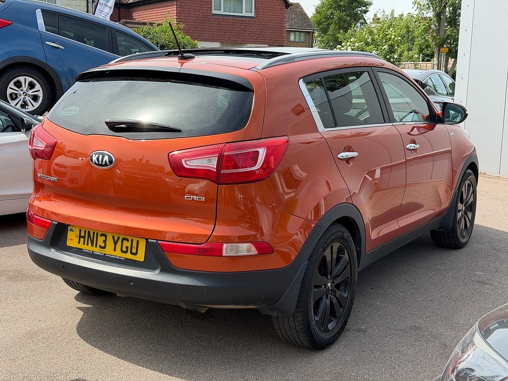 Kia Sportage Crdi Kx-4 HN13YGU Orange #4