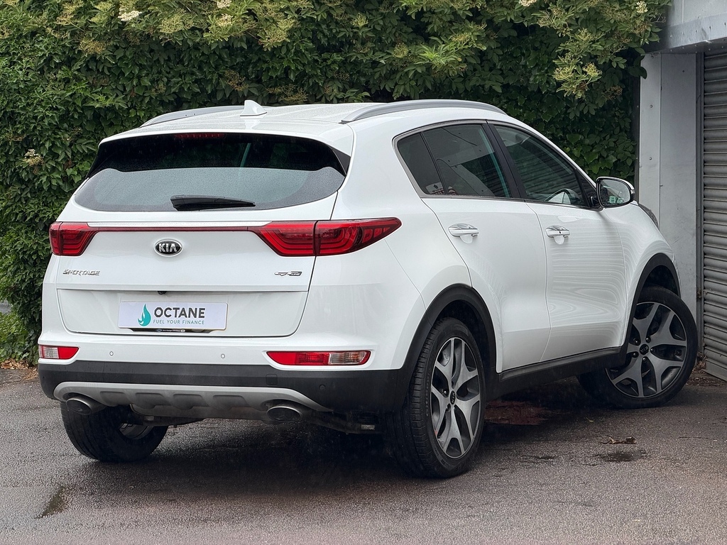 Kia Sportage T-gdi Gt-line AV67FME White #6