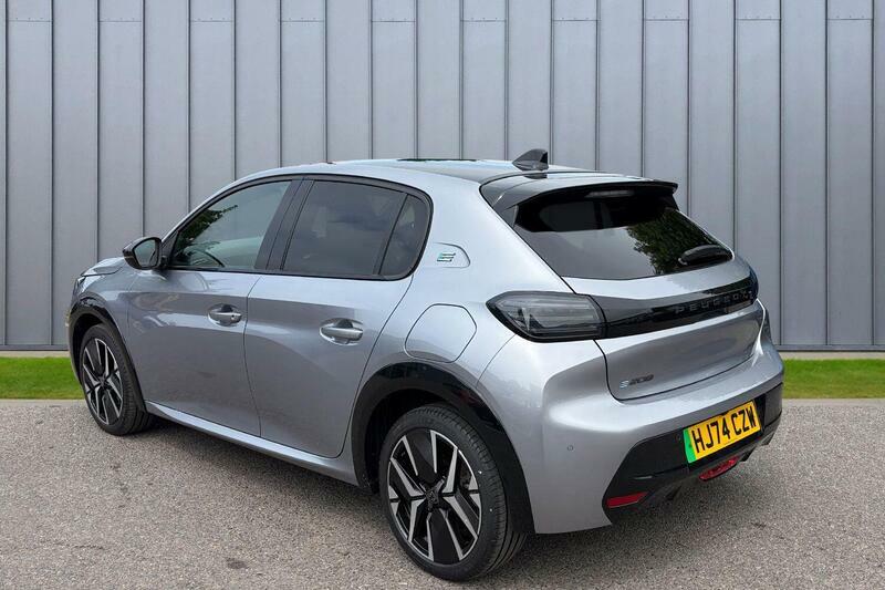 Peugeot e-208 51Kwh Gt 7.4Kw Charger HJ74CZW Grey #5