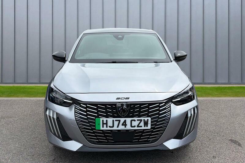 Peugeot e-208 51Kwh Gt 7.4Kw Charger HJ74CZW Grey #3
