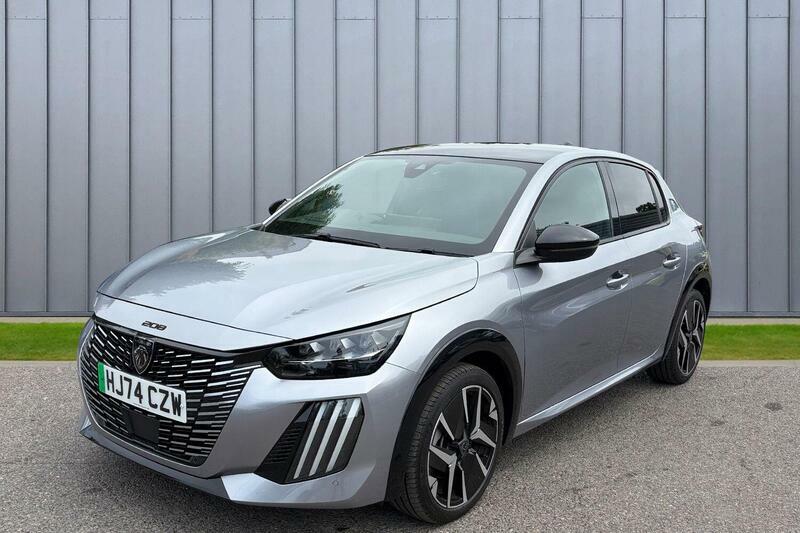 Peugeot e-208 51Kwh Gt 7.4Kw Charger HJ74CZW Grey #4