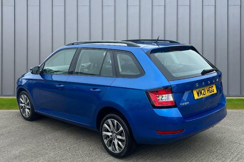 Skoda Fabia 1.0 Tsi Se Drive Dsg Euro 6 Ss WM21HGG Blue #3