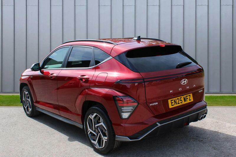 Hyundai Kona 1.6 H-gdi N Line S Dct Euro 6 Ss EN25WFZ Red #5