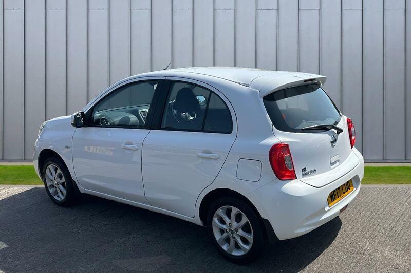 Nissan Micra 1.2 Acenta Euro 6 White #3