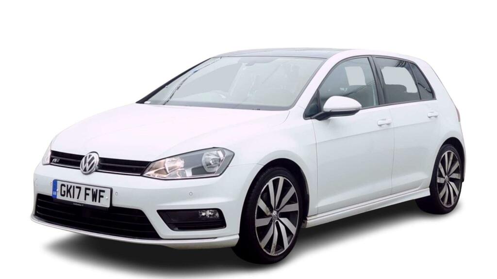 Volkswagen Golf 2.0 Tdi Bluemotion Tech R-line Edition Dsg Euro 6 GK17FWF White #2