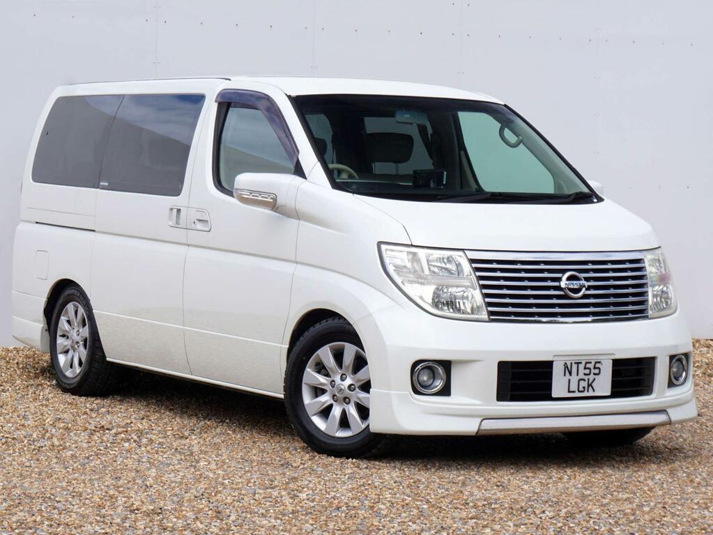 Nissan Elgrand 3.5 V6 White #4