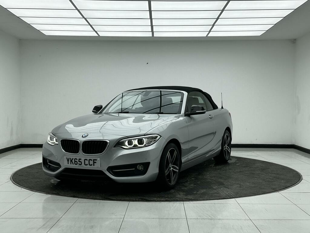 BMW 2 Series 2.0 220I Sport Convertible Euro 6 Silver #3