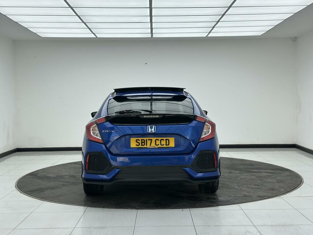 Honda Civic Ex Blue #6