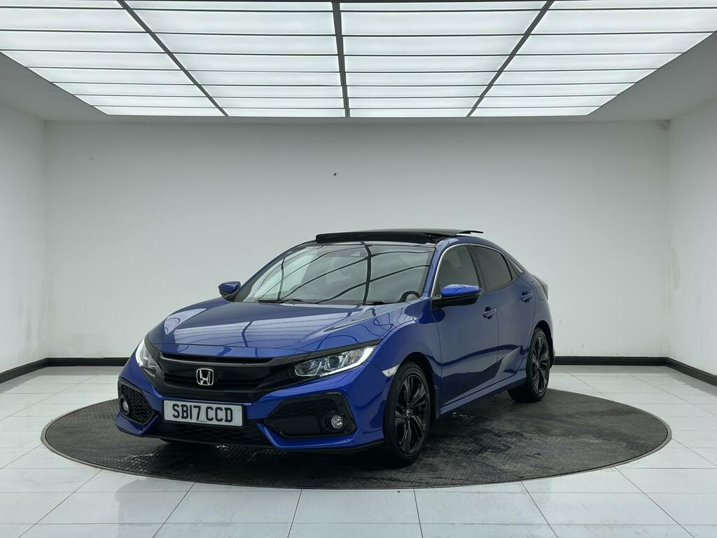 Honda Civic Ex Blue #3