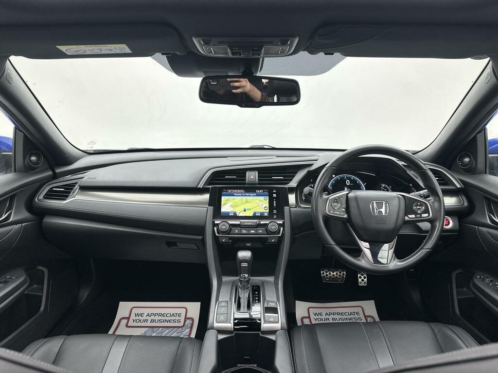 Honda Civic Ex Blue #4