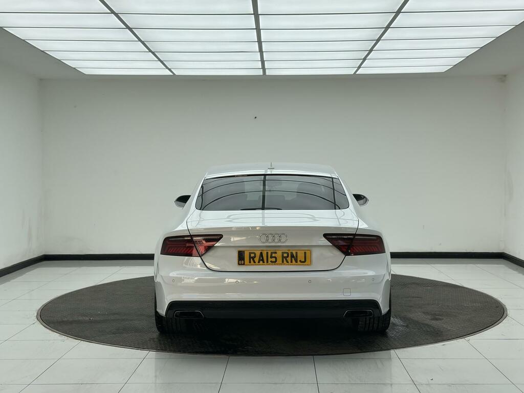 Audi A7 Black Edition White #6