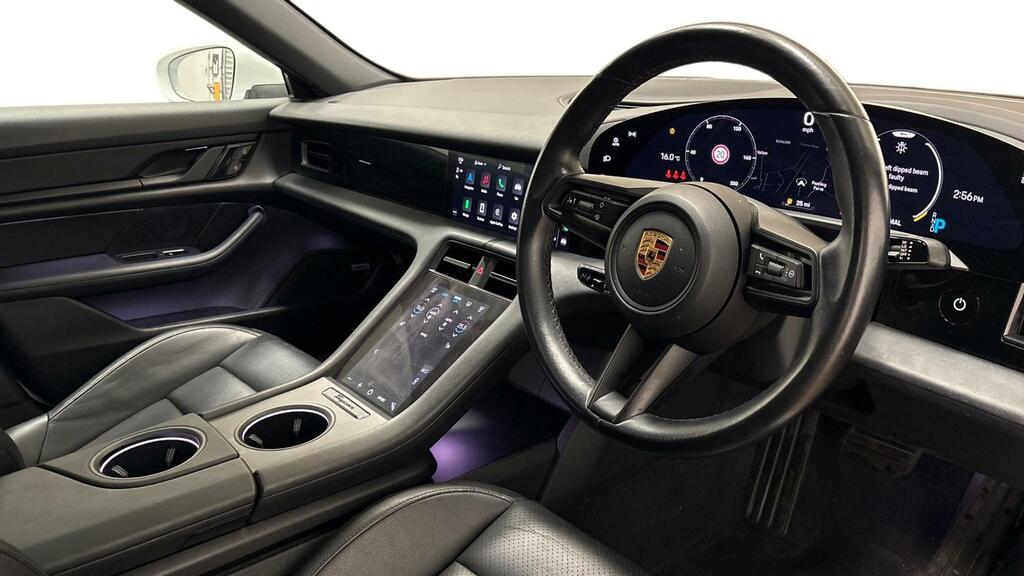 Porsche Taycan 4S White #2