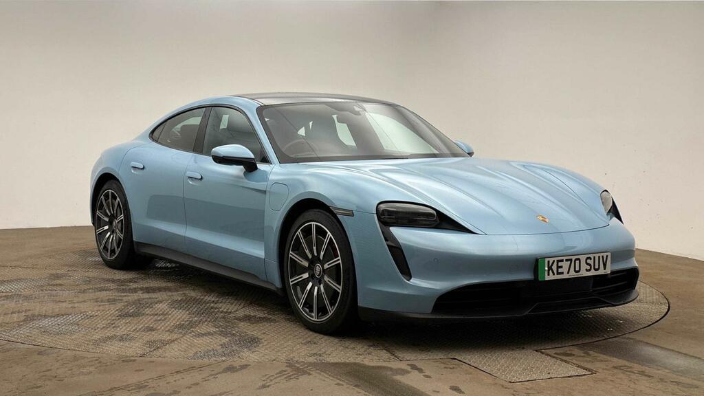Porsche Taycan 4S Blue